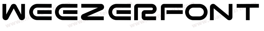 weezerfont regular字体转换